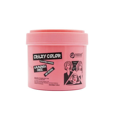 Bequeme professionelle permanente Haarfarbe Pulver 500G Ammoniakfrei für den Salongebrauch