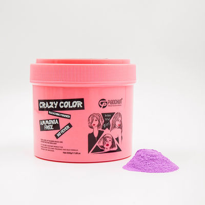 Bequeme professionelle permanente Haarfarbe Pulver 500G Ammoniakfrei für den Salongebrauch