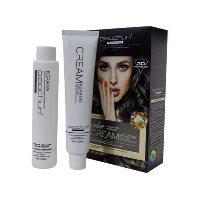 Ammonia Free Hair Color Cream For Covering White Hair Multi Stage Color 100ml