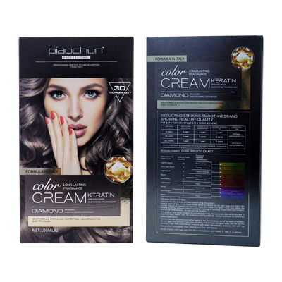 Ammonia Free Hair Color Cream For Covering White Hair Multi Stage Color 100ml