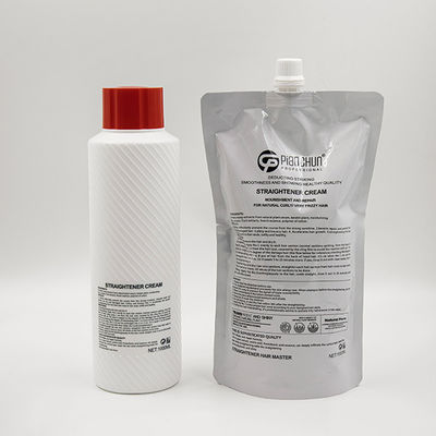 Permanent Straightening Hair Lotion Cream For Professional Salon GMPC MSDS Approval
